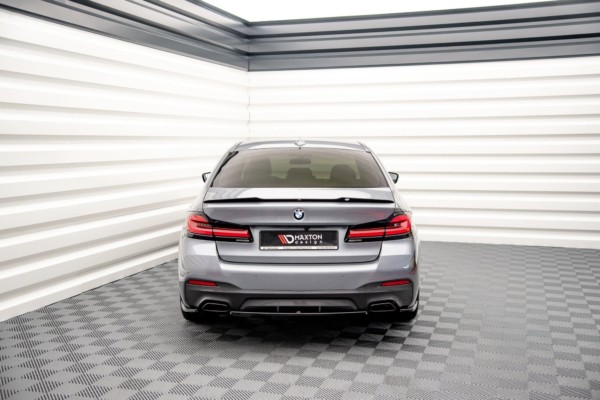 MAXTON DESIGN - Bočné difúzory zadného náraznika vhodné pre BMW 5 G30 Facelift M-Pack , Čierny lesk , – Obrázok 2