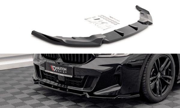 MAXTON DESIGN - Spoiler pod Predný náraznik   for vhodné pre BMW 6 GT G32 M-Pack , Čierny lesk