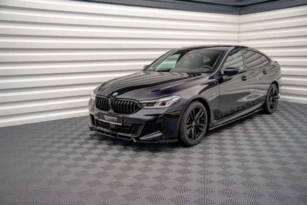MAXTON DESIGN - Spoiler pod Predný náraznik   for vhodné pre BMW 6 GT G32 M-Pack , Čierny lesk – Obrázok 2
