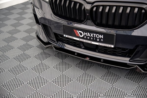 MAXTON DESIGN - Spoiler pod Predný náraznik   for vhodné pre BMW 6 GT G32 M-Pack , Čierny lesk – Obrázok 3