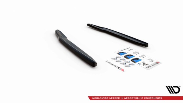 MAXTON DESIGN - Bočné difúzory zadného náraznika for vhodné pre BMW 6 GT G32 M-Pack , Čierny lesk , – Obrázok 4