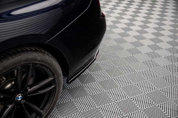 MAXTON DESIGN - Bočné difúzory zadného náraznika for vhodné pre BMW 6 GT G32 M-Pack , Čierny lesk , – Obrázok 2
