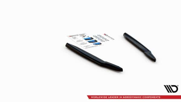 MAXTON DESIGN - Bočné difúzory zadného náraznika for vhodné pre BMW 6 GT G32 M-Pack , Čierny lesk , – Obrázok 5