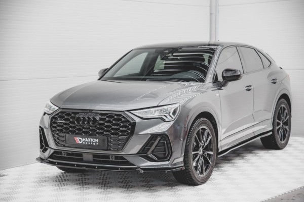 MAXTON DESIGN - Spoiler pod Predný náraznik   V.2 Audi Q3 Sportback S-Line , Čierny lesk 


, – Obrázok 2