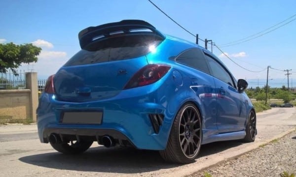 MAXTON DESIGN - Predlženie spoilera  OPEL CORSA E OPC / VXR , Čierny lesk – Obrázok 4