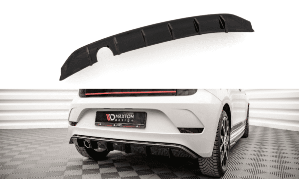 MAXTON DESIGN - Difúzor zadného náraznika  Volkswagen Up GTI , 
Čierny lesk 
 
,
