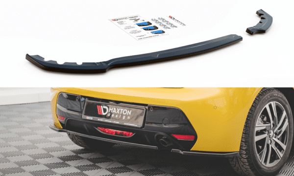 MAXTON DESIGN - Bočné difúzory zadného náraznika Peugeot 208 Mk2 , Čierny lesk ,