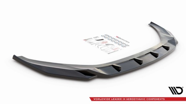 MAXTON DESIGN - Spoiler pod Predný náraznik V.1 Audi A7 C8 , Čierny lesk – Obrázok 4