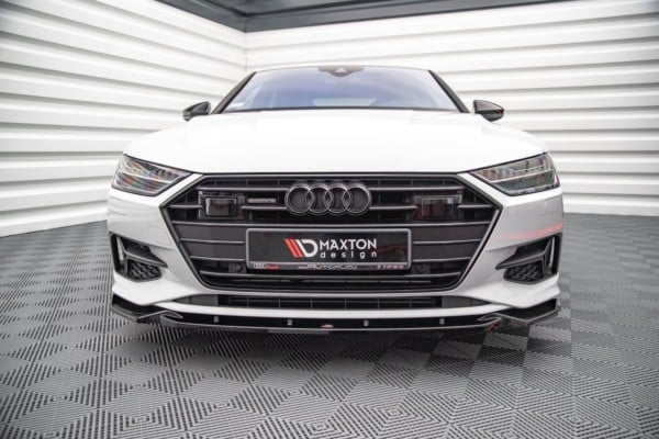 MAXTON DESIGN - Spoiler pod Predný náraznik V.2 Audi A7 C8 , Čierny lesk
, – Obrázok 3