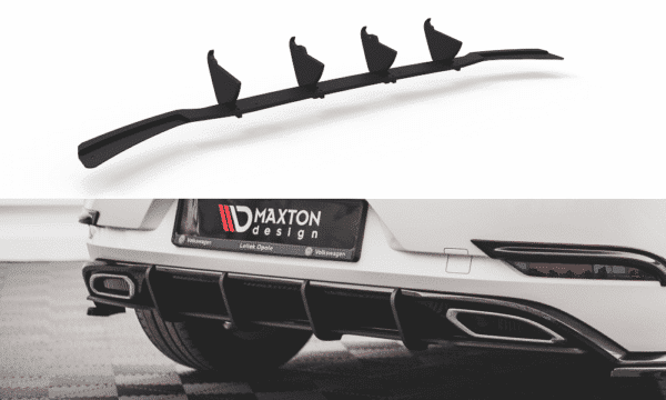 MAXTON DESIGN - Street Pro Zadný difúzor Volkswagen Golf R-Line Mk 7 Facelift ,
