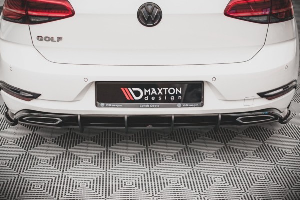 MAXTON DESIGN - Street Pro Zadný difúzor Volkswagen Golf R-Line Mk 7 Facelift , – Obrázok 2