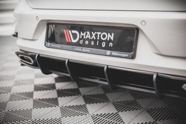 MAXTON DESIGN - Street Pro Zadný difúzor Volkswagen Golf R-Line Mk 7 Facelift , – Obrázok 4