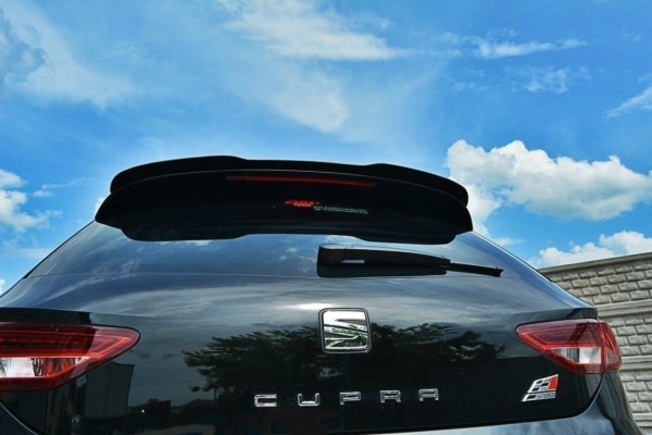 MAXTON DESIGN - Predlženie spoilera  SEAT LEON III CUPRA , Čierny lesk – Obrázok 2
