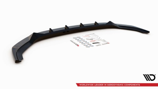 MAXTON DESIGN - Spoiler pod Predný náraznik   V.1 Volkswagen T6 Facelift , Čierny lesk 


, – Obrázok 5