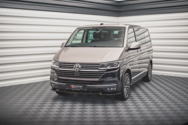MAXTON DESIGN - Spoiler pod Predný náraznik   V.1 Volkswagen T6 Facelift , Čierny lesk 


, – Obrázok 3