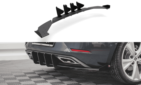 MAXTON DESIGN - Racing Durability Difúzor zadného náraznika  + Splitre Seat Leon FR Hatchback Mk4 , Black + Gloss Flaps    


HECKANSATZ