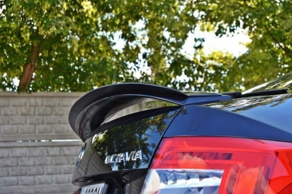 MAXTON DESIGN - Predlženie spoilera  Skoda Octavia RS Mk3 / Mk3 FL Hatchback , Čierny lesk – Obrázok 3