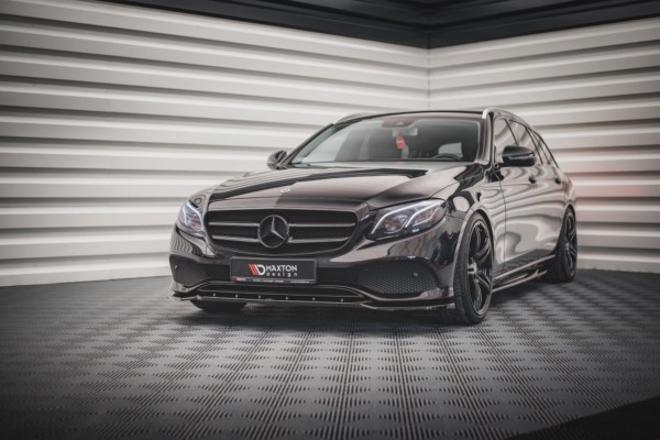 MAXTON DESIGN - Spoiler pod Predný náraznik   Mercedes-Benz E W213 , Čierny lesk – Obrázok 2