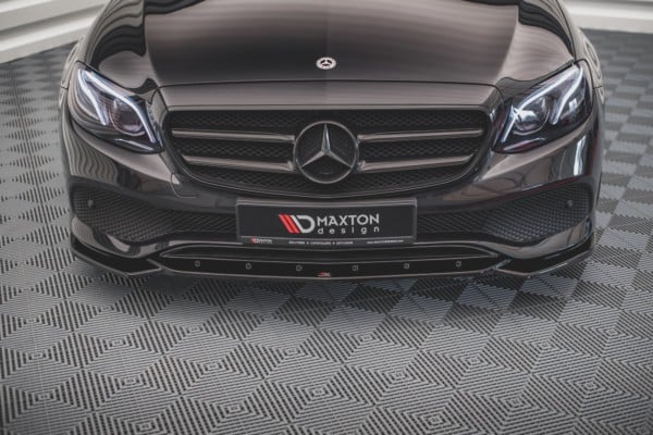 MAXTON DESIGN - Spoiler pod Predný náraznik   Mercedes-Benz E W213 , Čierny lesk – Obrázok 3