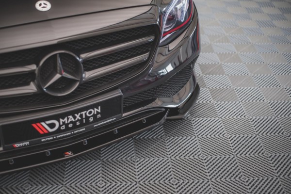 MAXTON DESIGN - Spoiler pod Predný náraznik   Mercedes-Benz E W213 , Čierny lesk – Obrázok 4