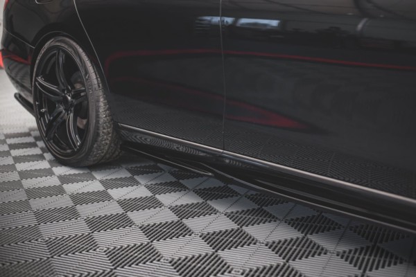 MAXTON DESIGN - Lišty pod prahy Mercedes-Benz E W213 , Čierny lesk – Obrázok 3