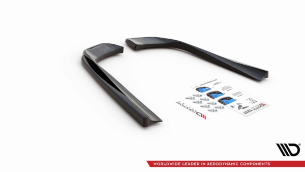 MAXTON DESIGN - Bočné difúzory zadného náraznika for Mercedes-AMG E53 Coupe C238 , Čierny lesk , – Obrázok 5