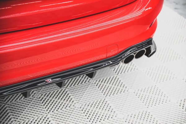 MAXTON DESIGN - Difúzor zadného náraznika  Ford Focus ST-Line Combi Mk4 , 
Čierny lesk 
 
, – Obrázok 3