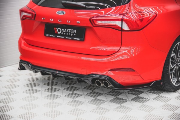MAXTON DESIGN - Difúzor zadného náraznika  Ford Focus ST-Line Combi Mk4 , 
Čierny lesk 
 
, – Obrázok 4