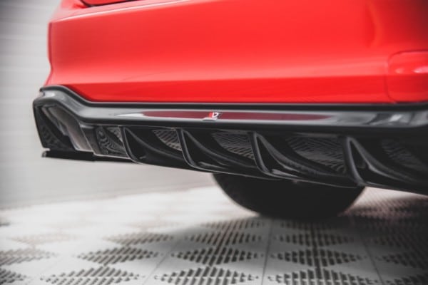 MAXTON DESIGN - Difúzor zadného náraznika  Ford Focus ST-Line Combi Mk4 , 
Čierny lesk 
 
, – Obrázok 5