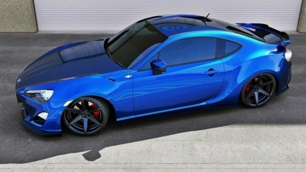 MAXTON DESIGN - Predlženie spoilera  TOYOTA GT86 , Čierny lesk – Obrázok 3