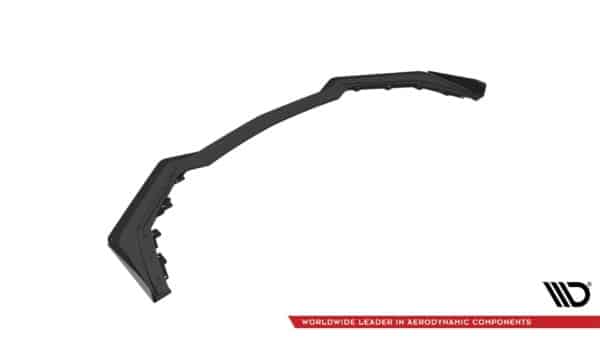 MAXTON DESIGN -  Spoiler pod Predný náraznik   V.1 + Splitre Ford Mustang GT Mk6 Facelift , Black + Gloss Flaps – Obrázok 5
