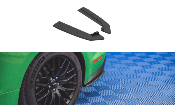 MAXTON DESIGN - Bočné difúzory zadného náraznika V.1 Ford Mustang GT Mk6 Facelift , Black