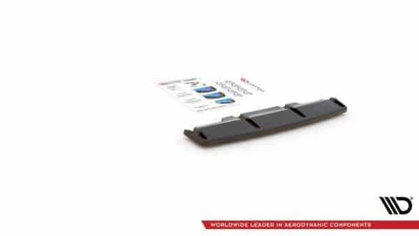 MAXTON DESIGN - Stredový spoiler pod zadný náraznik for Volkswagen Golf R Mk8 , Čierny lesk – Obrázok 6
