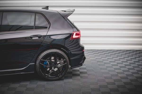MAXTON DESIGN - Bočné difúzory zadného náraznika V.1 for Volkswagen Golf R Mk8 , Čierny lesk , – Obrázok 4
