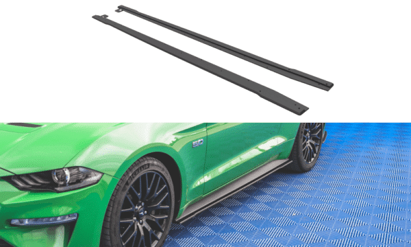 MAXTON DESIGN -  Lišty pod prahy V.1 Ford Mustang GT Mk6 Facelift , Black