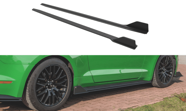 MAXTON DESIGN -  Lišty pod prahy V.2 Ford Mustang GT Mk6 Facelift , Black