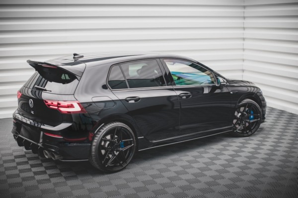 MAXTON DESIGN -  Bočné difúzory zadného náraznika Volkswagen Golf R Mk8 , Black – Obrázok 4