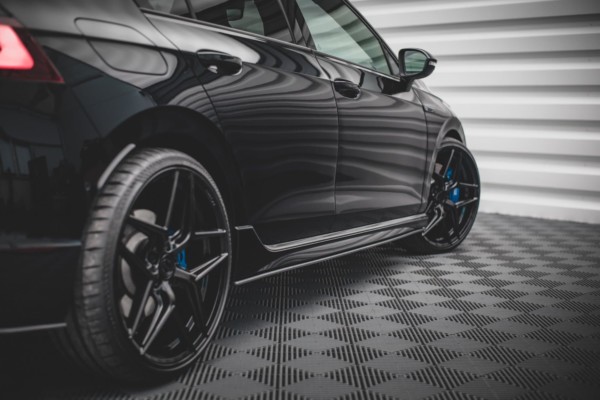MAXTON DESIGN -  Lišty pod prahy Volkswagen Golf R Mk8 , Black – Obrázok 2