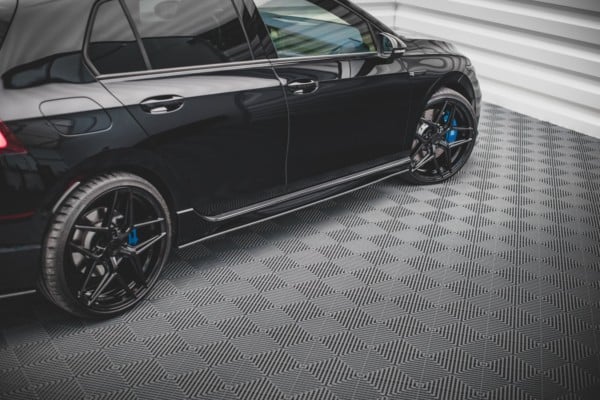 MAXTON DESIGN -  Lišty pod prahy Volkswagen Golf R Mk8 , Black – Obrázok 3