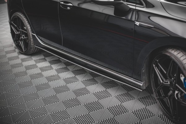 MAXTON DESIGN -  Lišty pod prahy Volkswagen Golf R Mk8 , Black – Obrázok 4