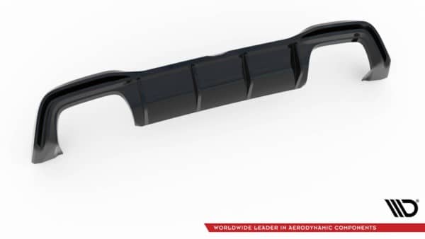 MAXTON DESIGN - Difúzor zadného náraznika  V.2 Volkswagen Golf R Mk8 , Čierny lesk 
 
, – Obrázok 5