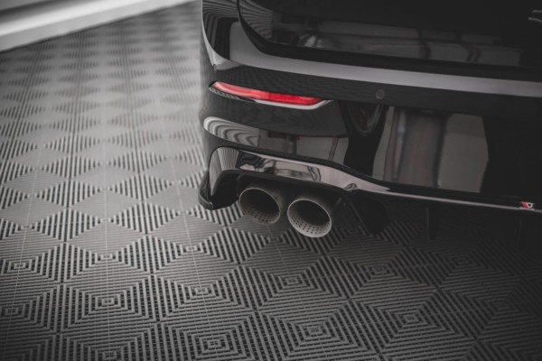 MAXTON DESIGN - Bočné difúzory zadného náraznika V.3 for Volkswagen Golf R Mk8 , Čierny lesk , – Obrázok 5