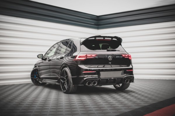 MAXTON DESIGN - Bočné difúzory zadného náraznika V.4 for Volkswagen Golf R Mk8 , Čierny lesk , – Obrázok 3