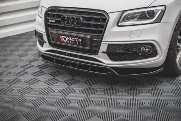 MAXTON DESIGN - Spoiler pod Predný náraznik   Audi SQ5 Mk1 (8R) , Čierny lesk – Obrázok 3