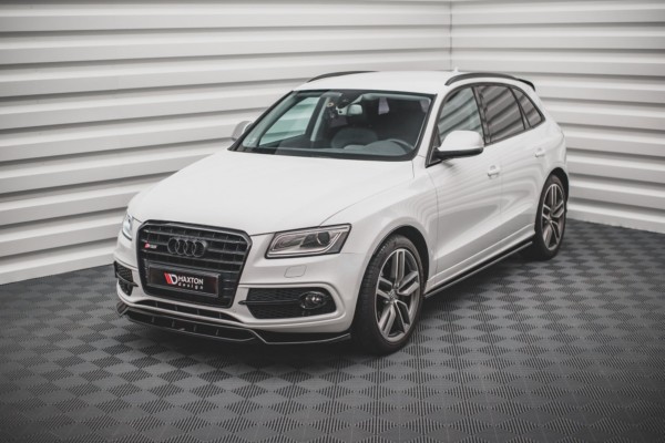 MAXTON DESIGN - Spoiler pod Predný náraznik   Audi SQ5 Mk1 (8R) , Čierny lesk – Obrázok 4