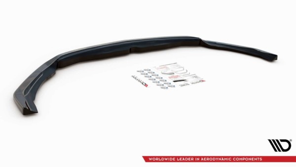 MAXTON DESIGN - Spoiler pod Predný náraznik   V.3 Mercedes-AMG CLA 45 Aero C118 , Čierny lesk – Obrázok 5