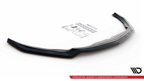MAXTON DESIGN - Spoiler pod Predný náraznik   V.3 Mercedes-AMG CLA 45 Aero C118 , Čierny lesk – Obrázok 4