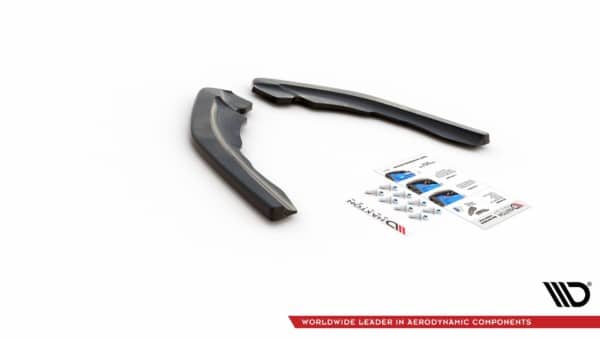 MAXTON DESIGN - Bočné difúzory zadného náraznika V.2 vhodné pre BMW M2 F87 , Čierny lesk , – Obrázok 5