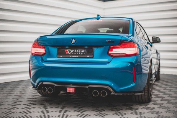 MAXTON DESIGN - Difúzor zadného náraznika  vhodné pre BMW M2 F87 , Čierny lesk 
 
, – Obrázok 2