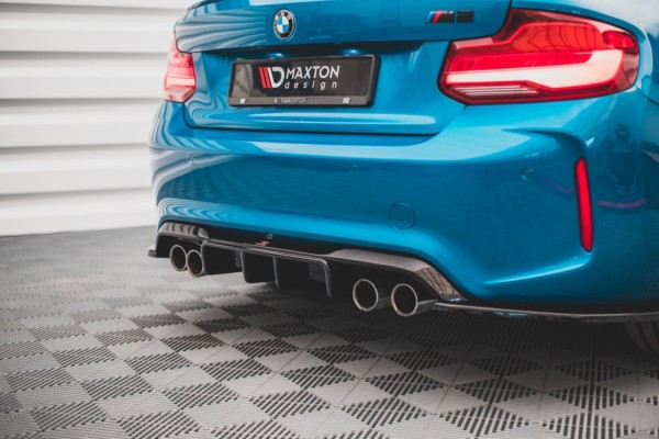 MAXTON DESIGN - Difúzor zadného náraznika  vhodné pre BMW M2 F87 , Čierny lesk 
 
, – Obrázok 8